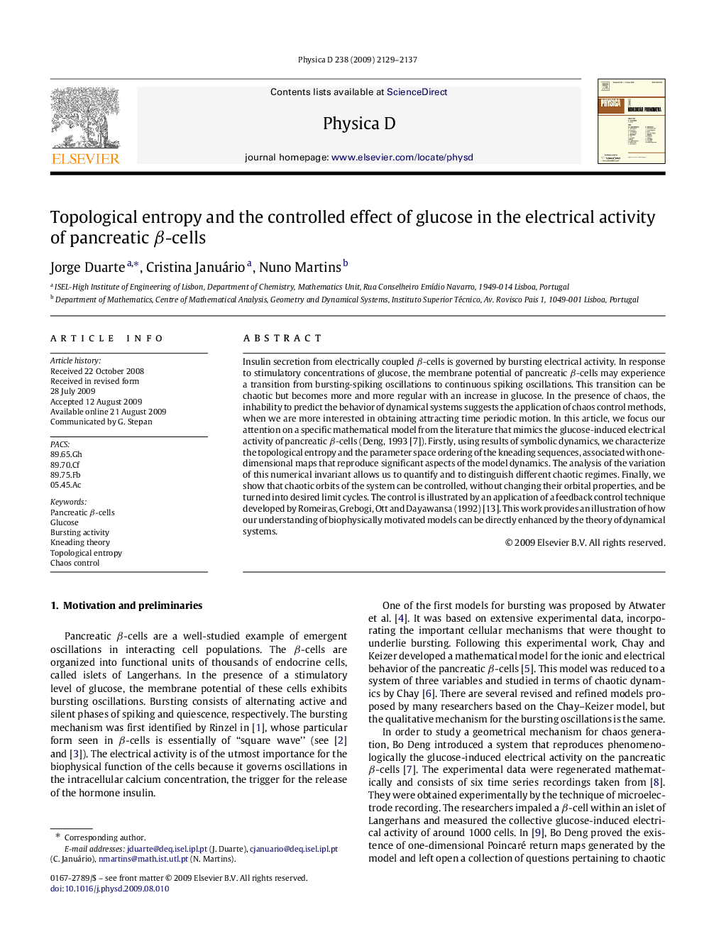 Topological entropy and the controlled effect of glucose in the electrical activity of pancreatic Î²-cells