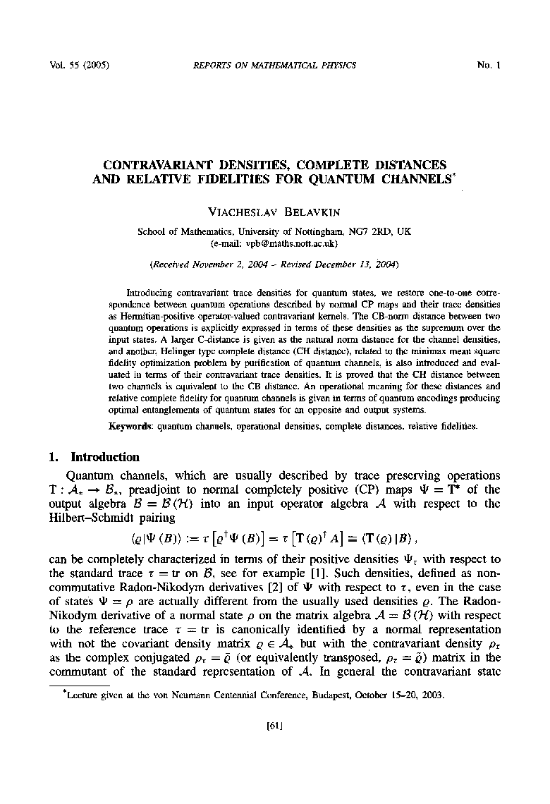 Contravariant densities, complete distancesand relative fidelities for quantum channels