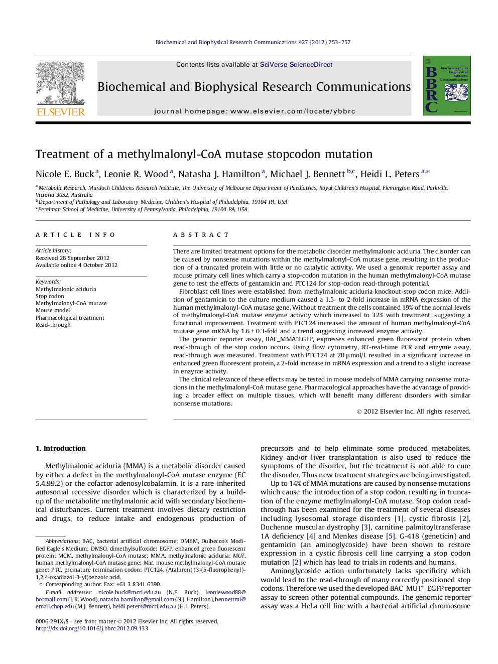 Treatment of a methylmalonyl-CoA mutase stopcodon mutation