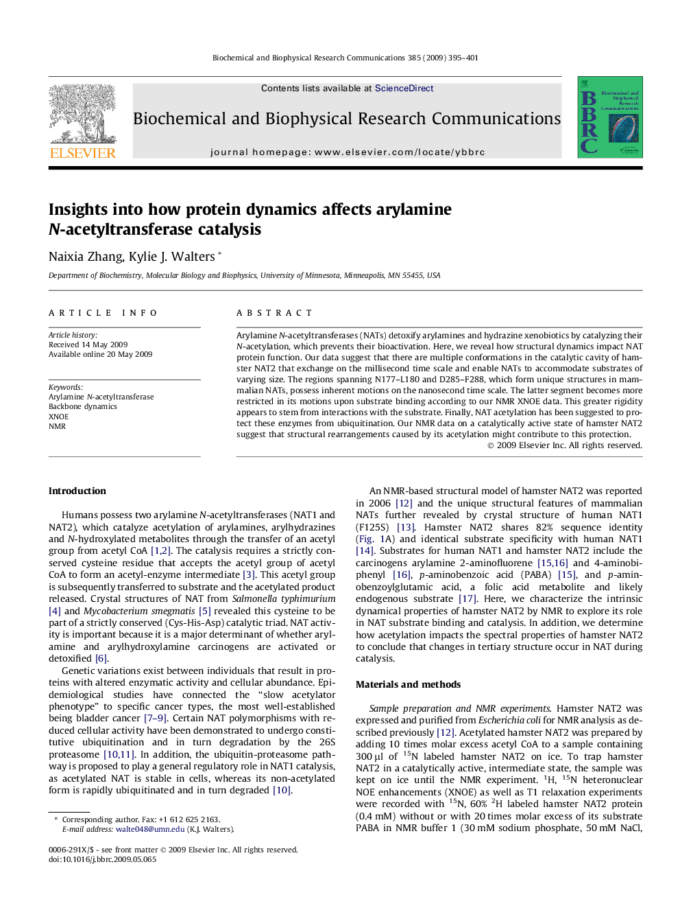 Insights into how protein dynamics affects arylamine N-acetyltransferase catalysis