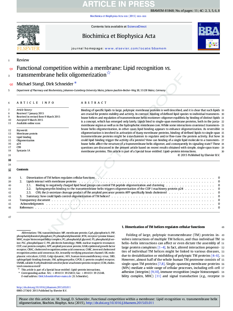 Functional competition within a membrane: Lipid recognition vs. transmembrane helix oligomerization