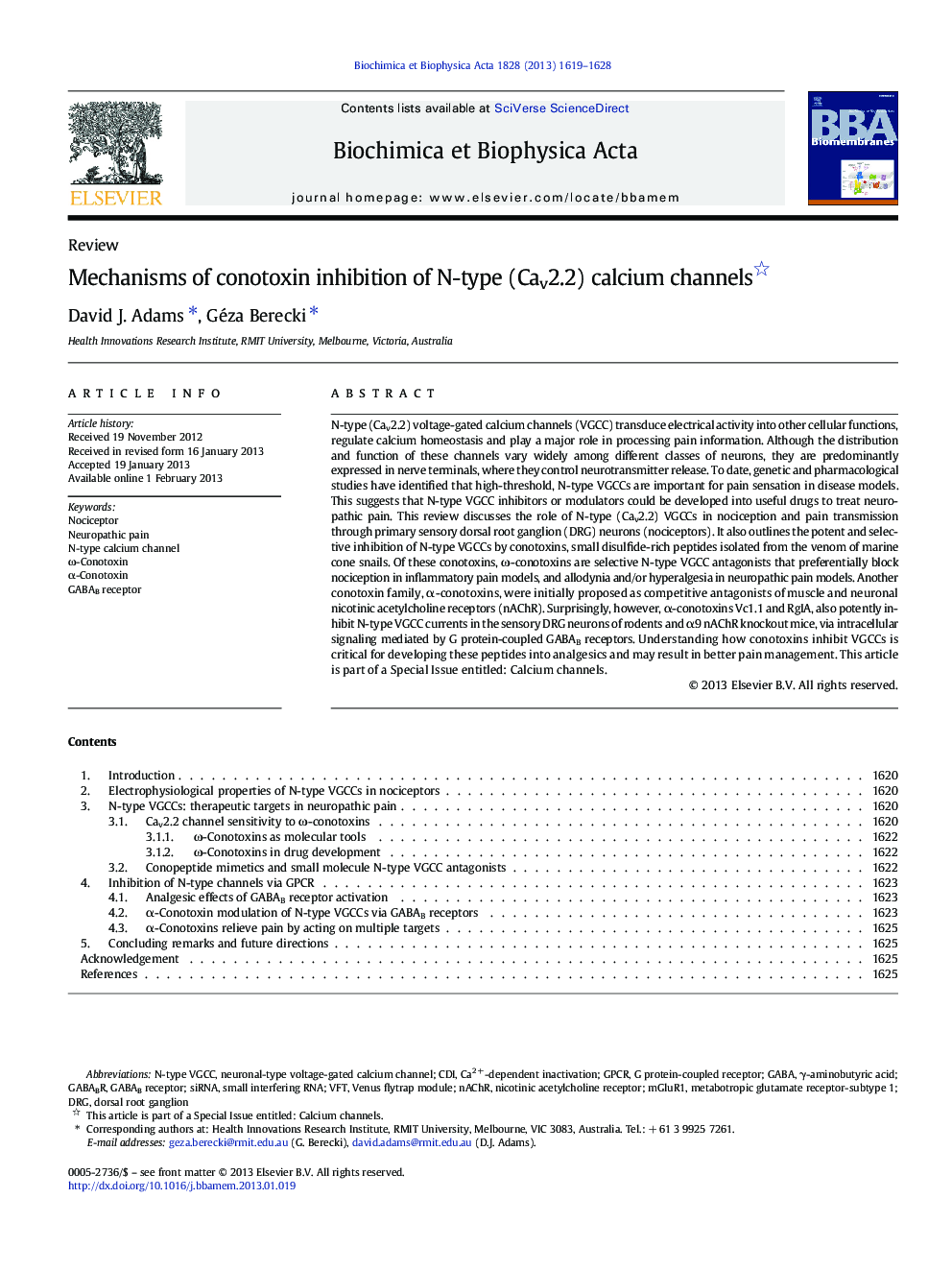 Mechanisms of conotoxin inhibition of N-type (Cav2.2) calcium channels