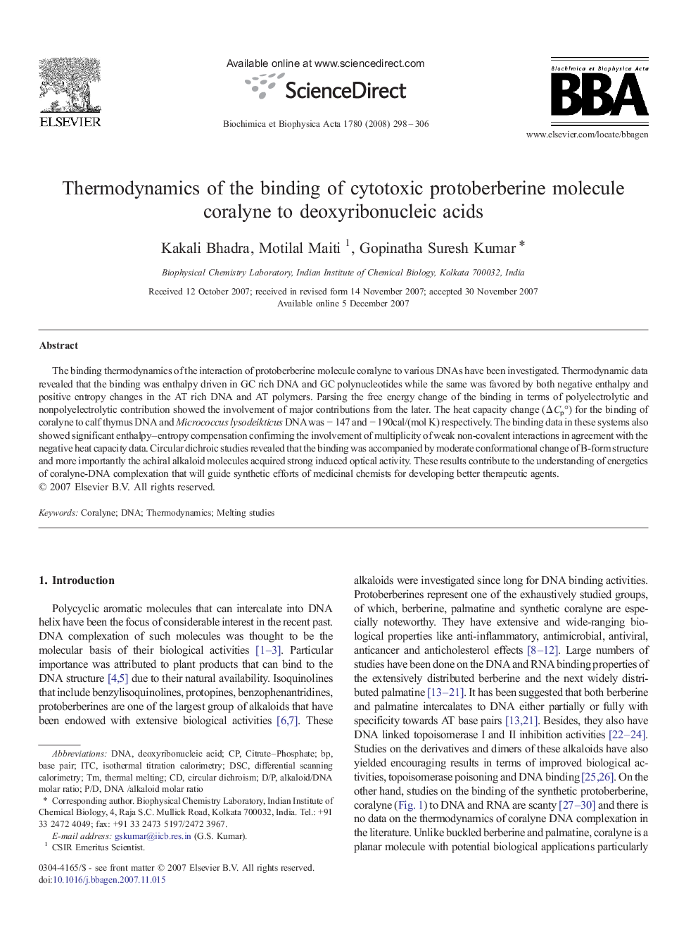 Thermodynamics of the binding of cytotoxic protoberberine molecule coralyne to deoxyribonucleic acids