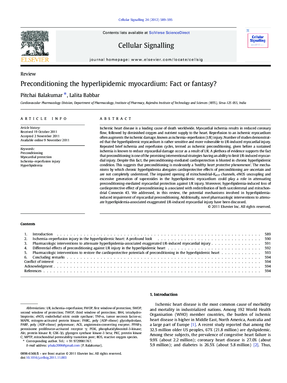 Preconditioning the hyperlipidemic myocardium: Fact or fantasy?