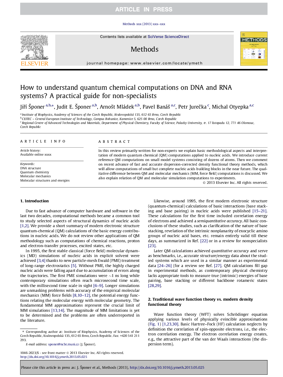 How to understand quantum chemical computations on DNA and RNA systems? A practical guide for non-specialists