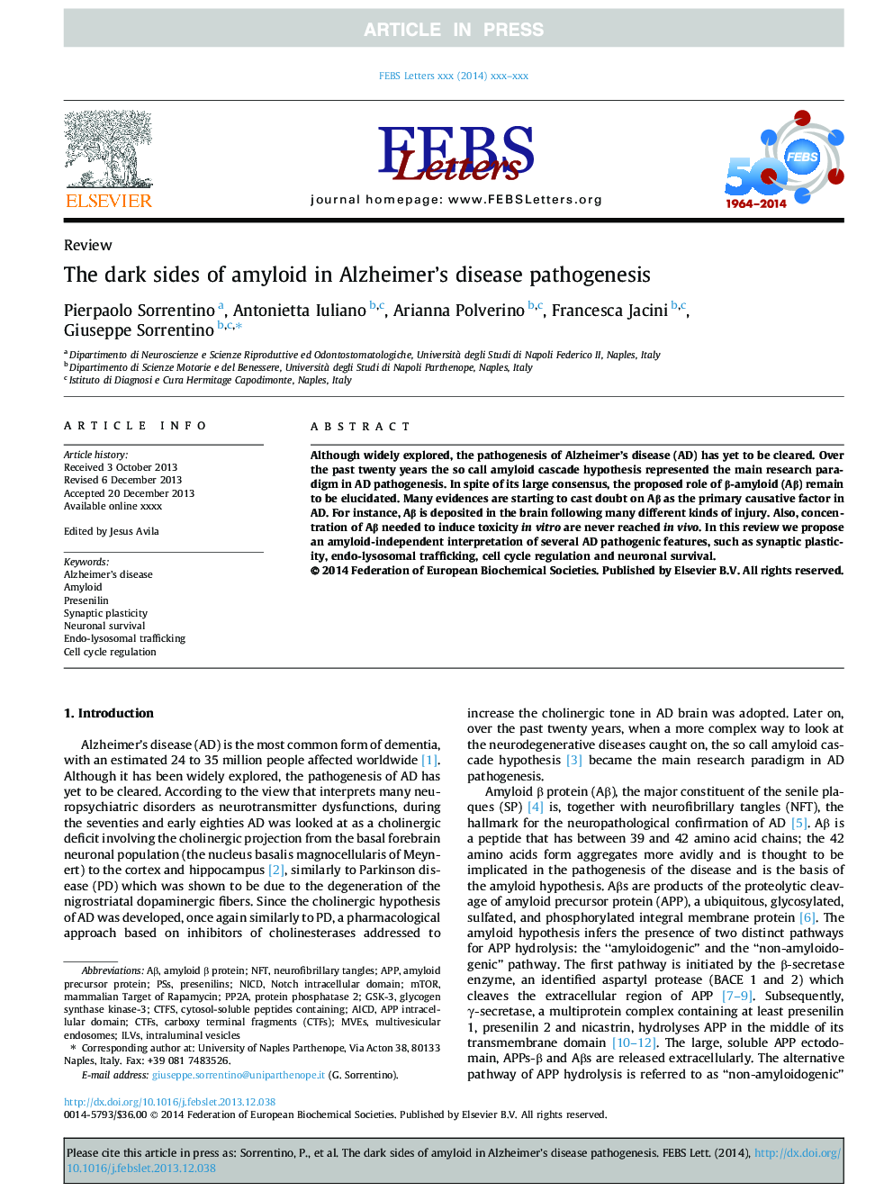 The dark sides of amyloid in Alzheimer's disease pathogenesis