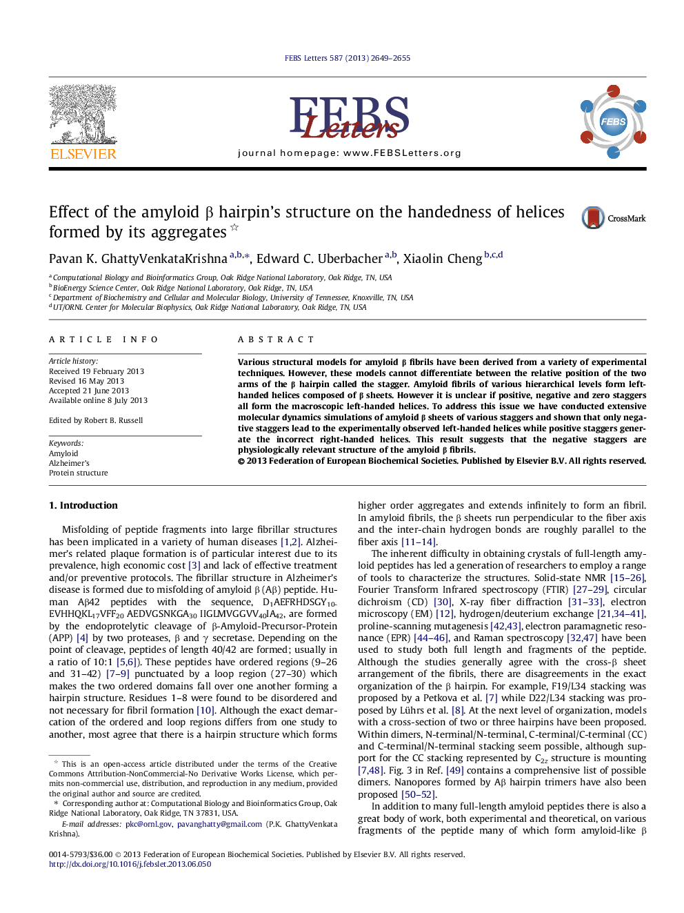 Effect of the amyloid Î² hairpin's structure on the handedness of helices formed by its aggregates