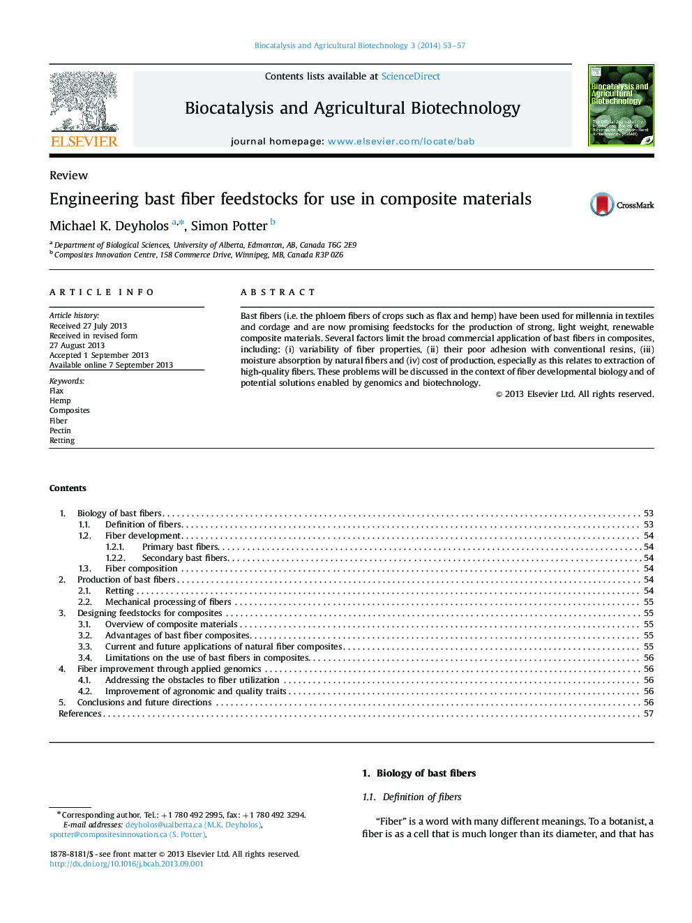 Engineering bast fiber feedstocks for use in composite materials