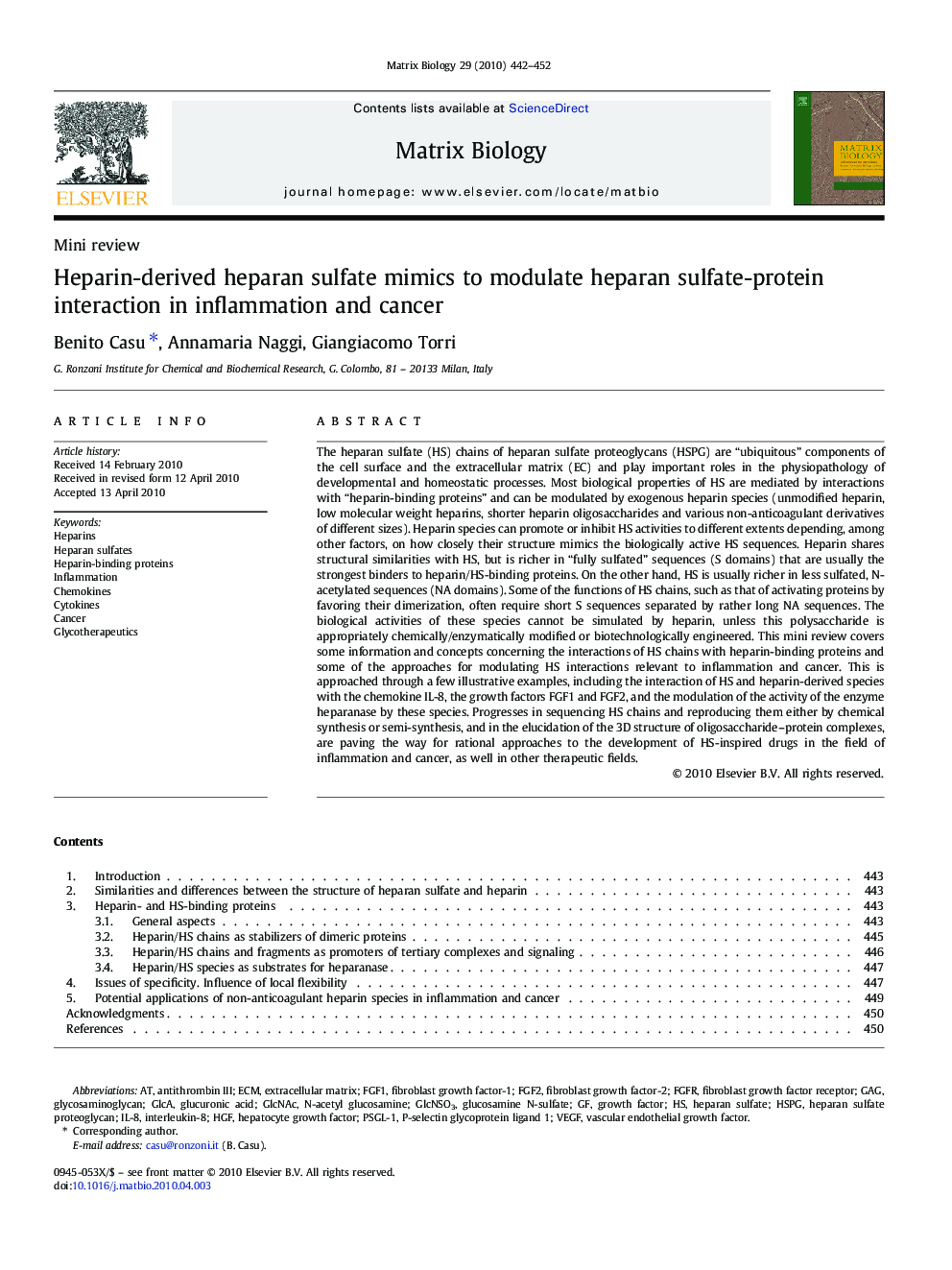 Heparin-derived heparan sulfate mimics to modulate heparan sulfate-protein interaction in inflammation and cancer