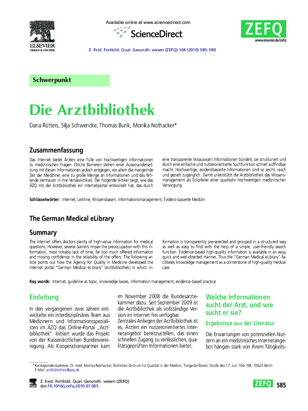 Die Arztbibliothek