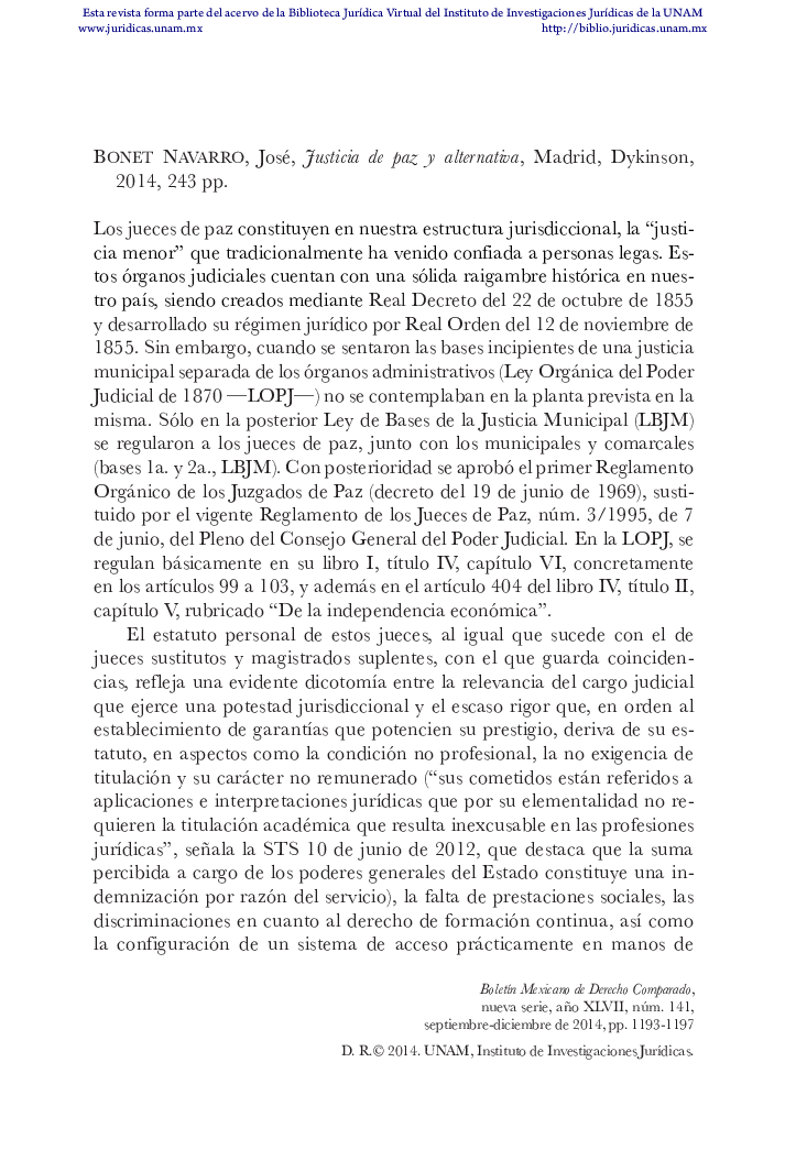 Reseña del libro