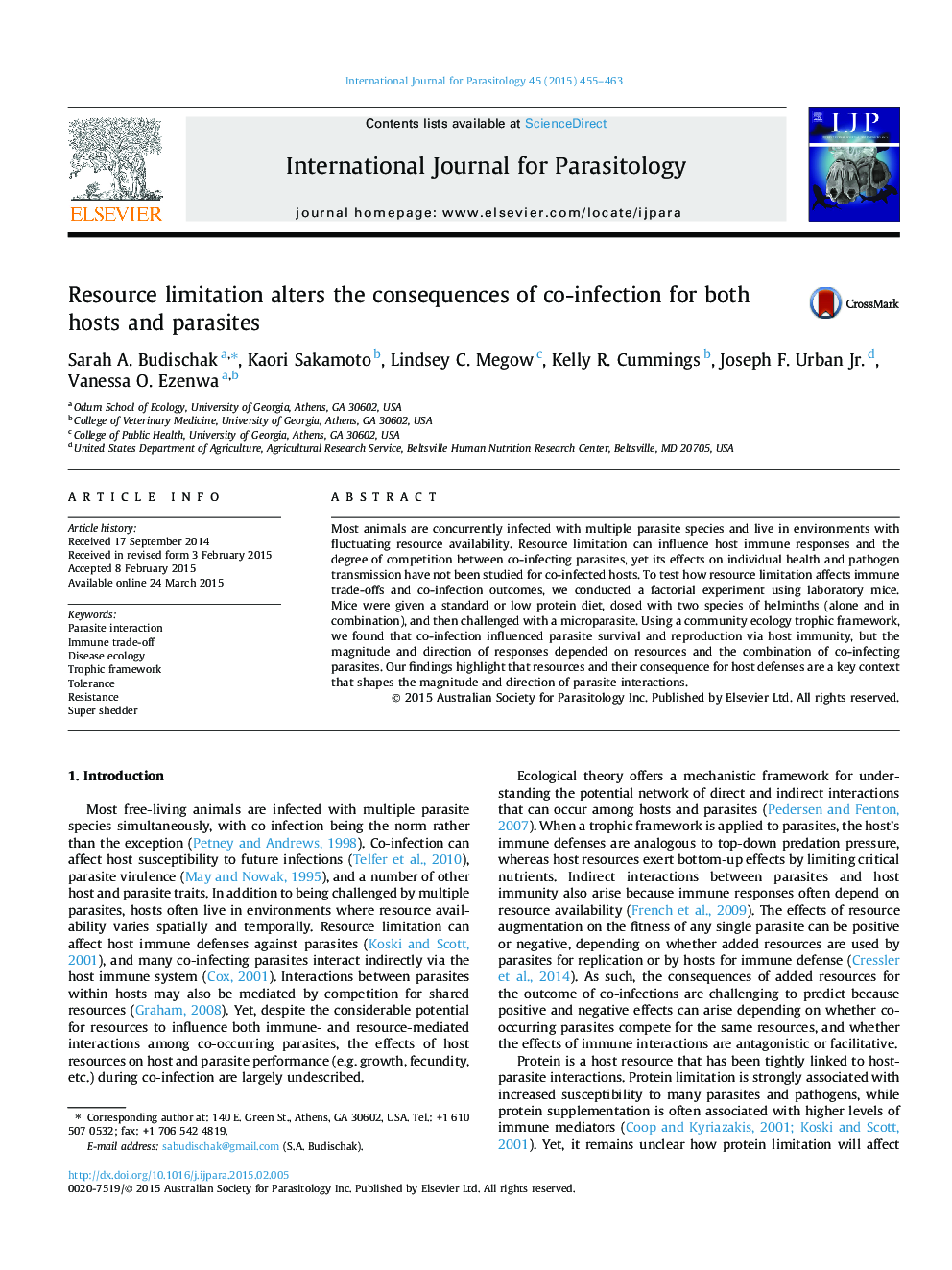 Resource limitation alters the consequences of co-infection for both hosts and parasites