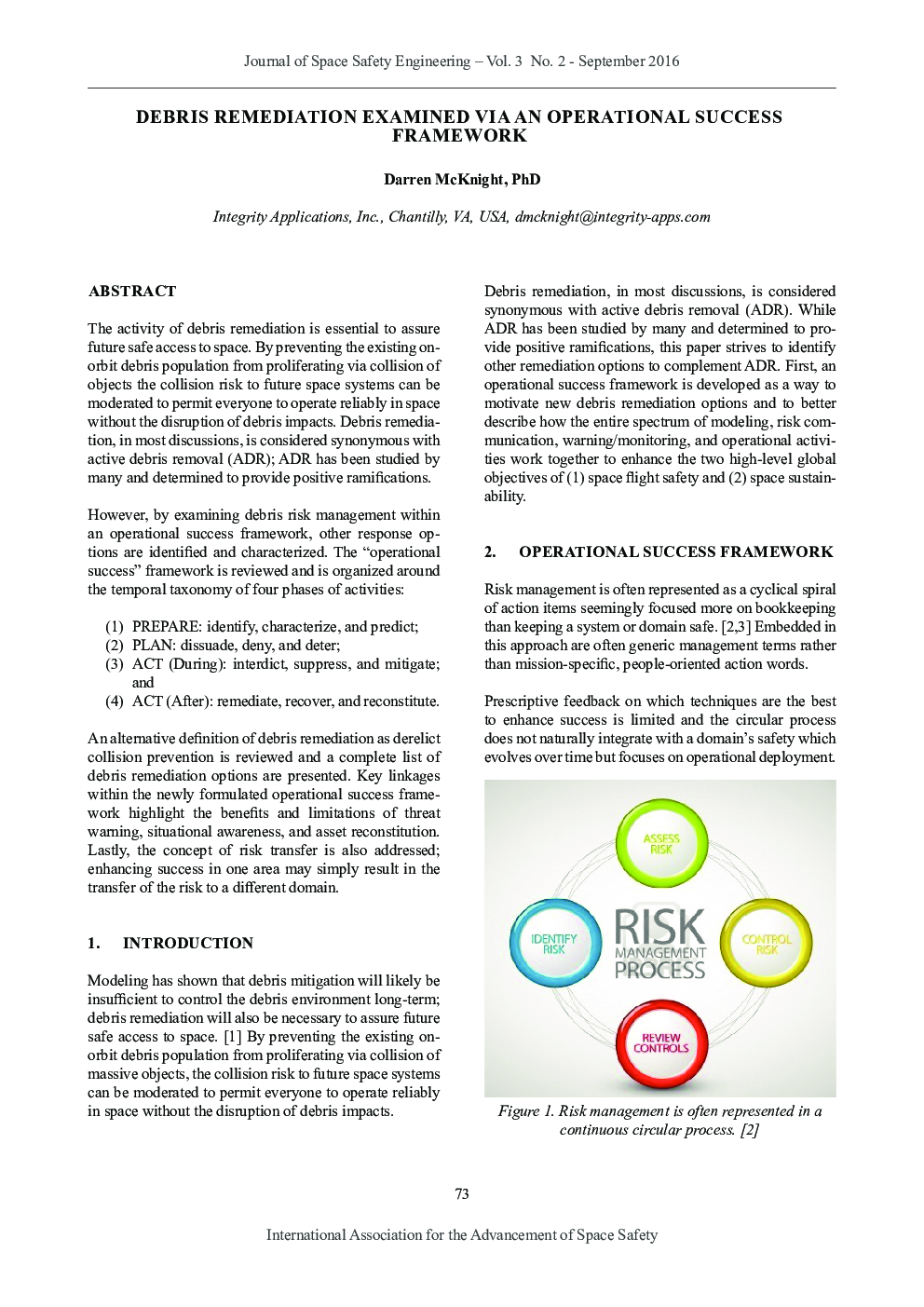 Debris Remediation Examined Via an Operational Success Framework