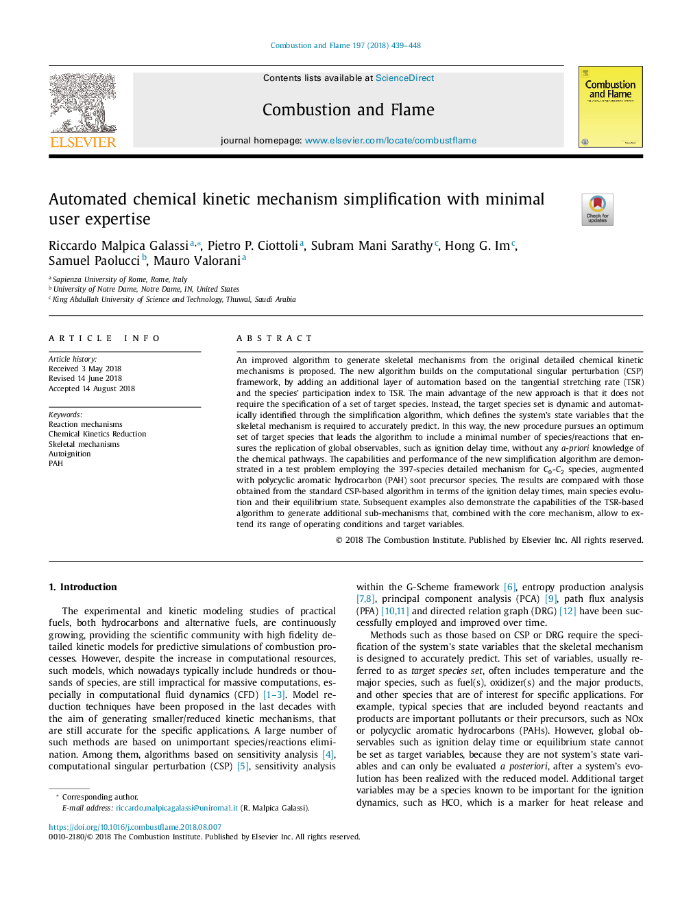 Automated chemical kinetic mechanism simplification with minimal user expertise