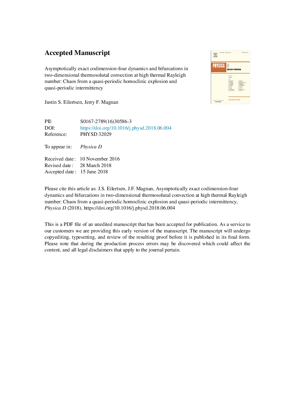 دینامیک دقیق و کوانتیزاسیون دقیق چهارم در دو طرفه ترانسلوولاتال دو بعدی در تعداد ریل های گرم بالا: هرج و مرج از یک انفجار هموکلینیک شبه دوبعدی و تقارن نیمه دوره ای