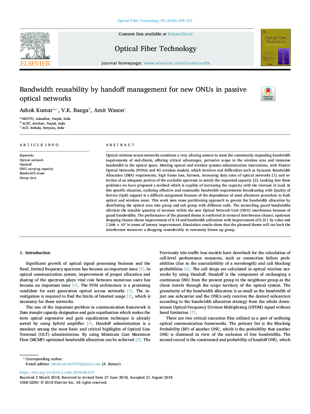 Bandwidth reusability by handoff management for new ONUs in passive optical networks