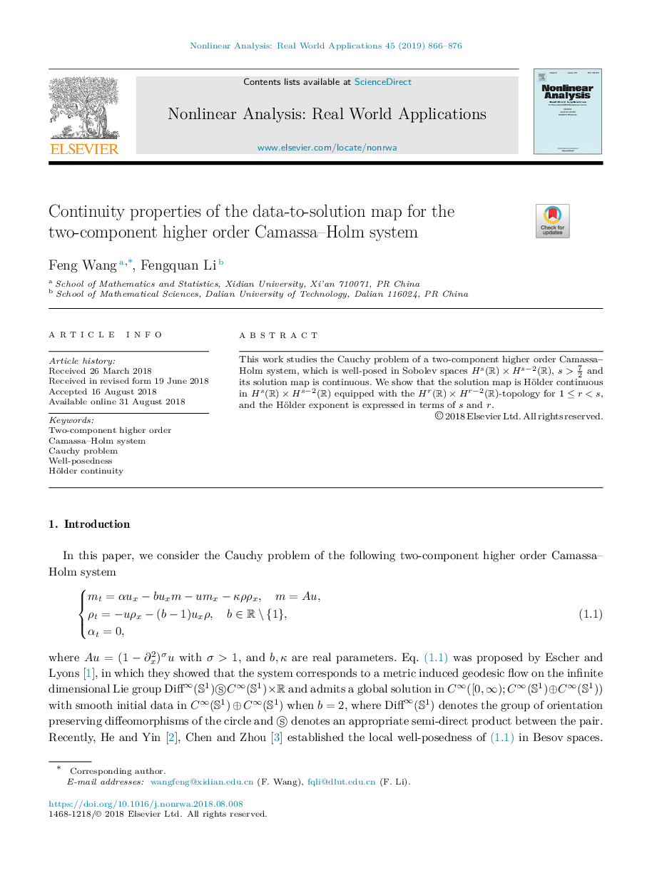 Continuity properties of the data-to-solution map for the two-component higher order Camassa-Holm system