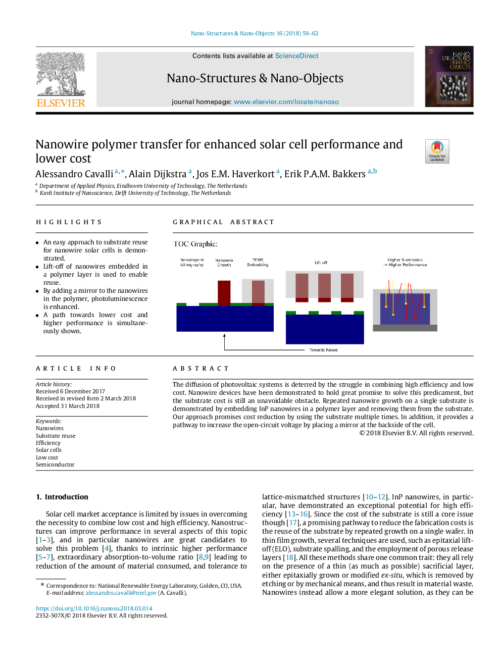 Nanowire polymer transfer for enhanced solar cell performance and lower cost