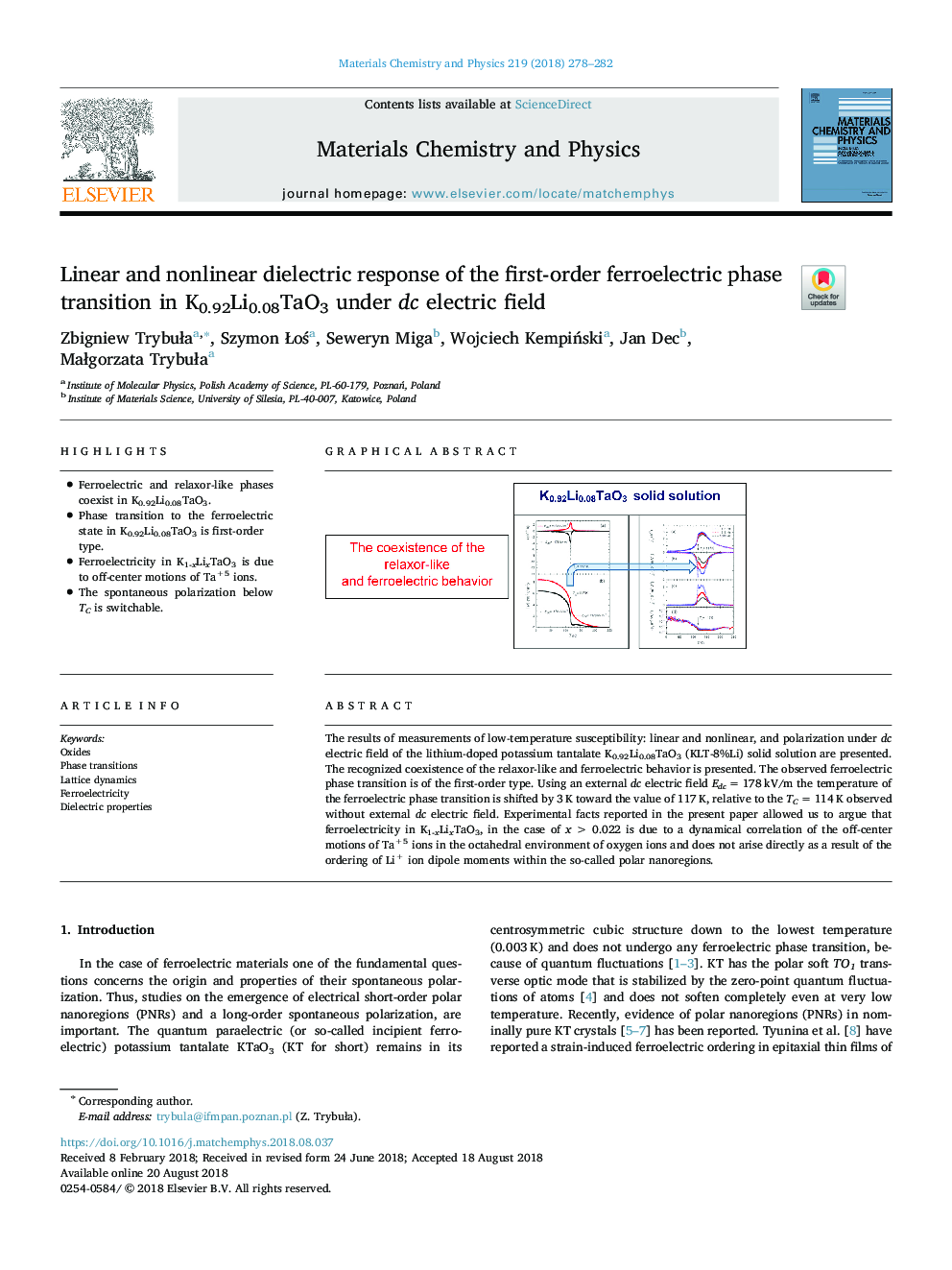 Linear and nonlinear dielectric response of the first-order ferroelectric phase transition in K0.92Li0.08TaO3 under dc electric field