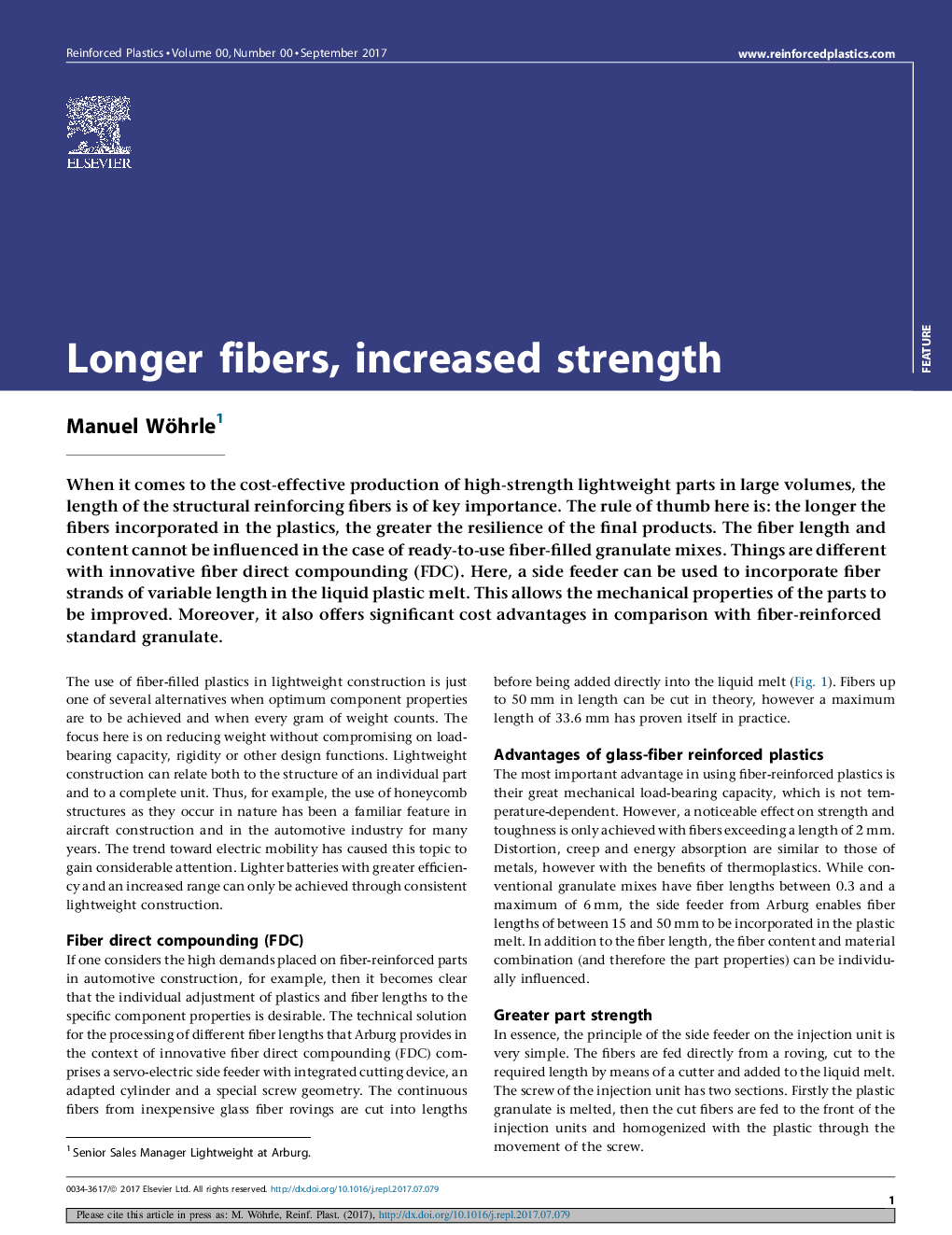 Longer fibers, increased strength