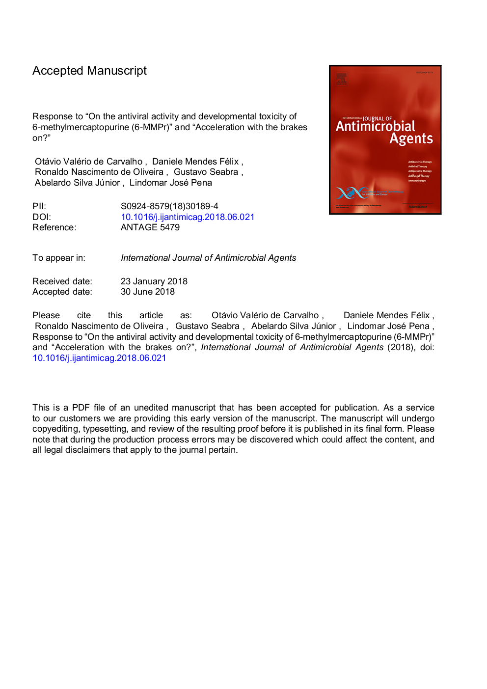 Response to 'On the antiviral activity and developmental toxicity of 6-methylmercaptopurine riboside (6MMPr)' and 'Acceleration with the brakes on?'