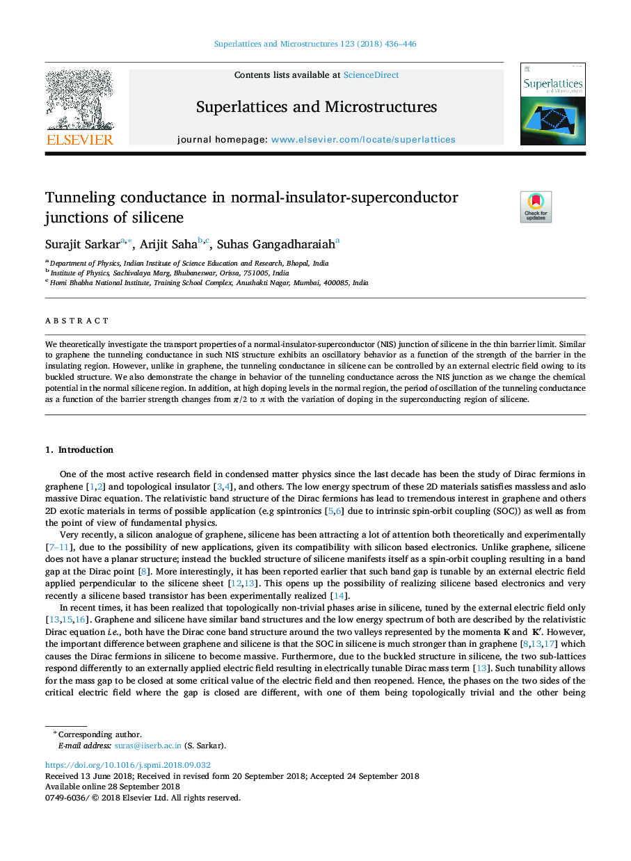 Tunneling conductance in normal-insulator-superconductor junctions of silicene