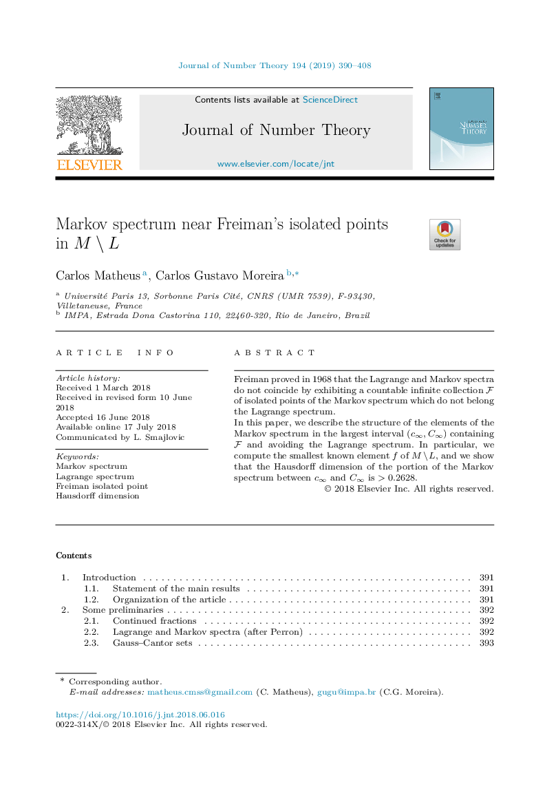 Markov spectrum near Freiman's isolated points in Mâ¯ââ¯L