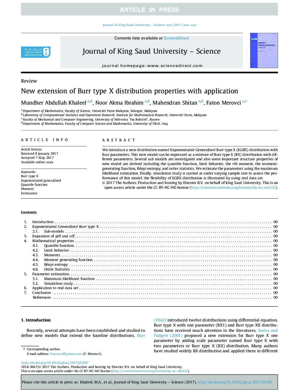 New extension of Burr type X distribution properties with application