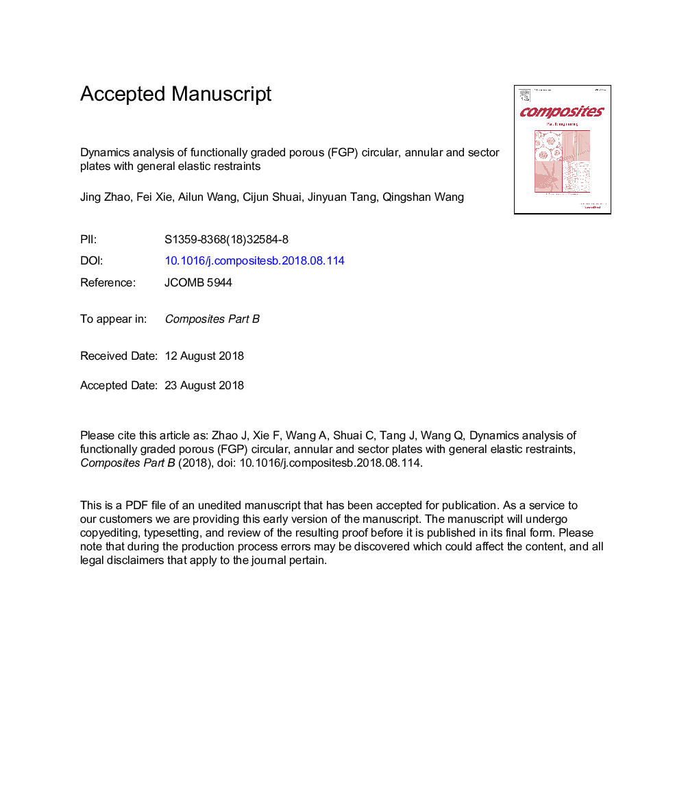 Dynamics analysis of functionally graded porous (FGP) circular, annular and sector plates with general elastic restraints