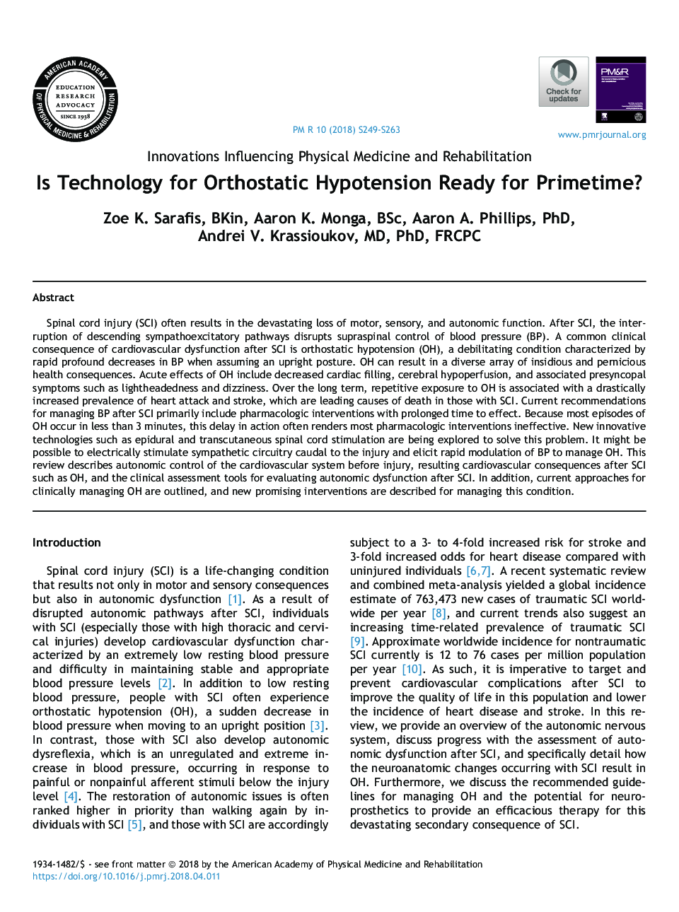Is Technology for Orthostatic Hypotension Ready for Primetime?