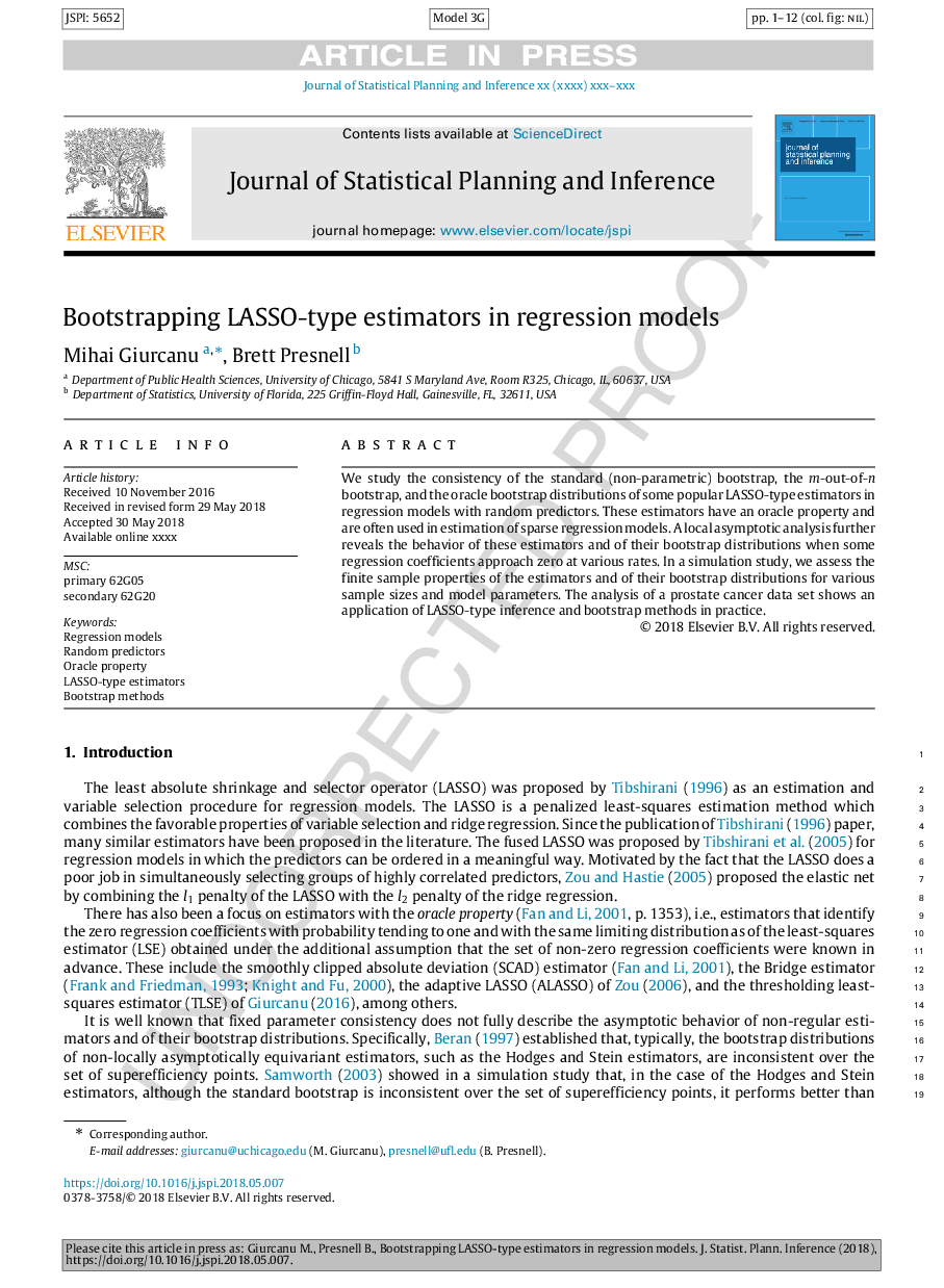 Bootstrapping LASSO-type estimators in regression models