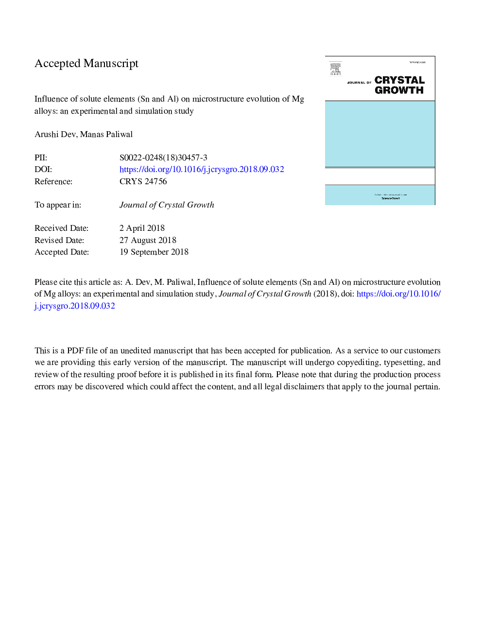 Influence of solute elements (Sn and Al) on microstructure evolution of Mg alloys: An experimental and simulation study