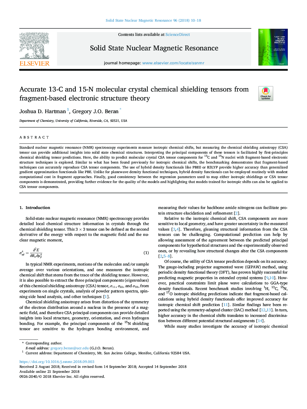 Accurate 13-C and 15-N molecular crystal chemical shielding tensors from fragment-based electronic structure theory