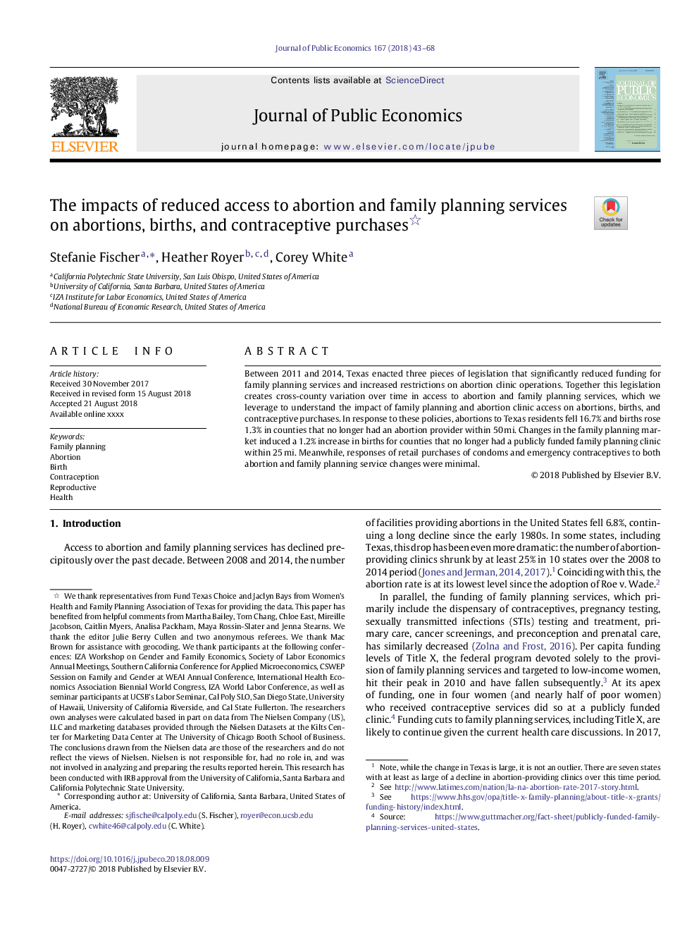 The impacts of reduced access to abortion and family planning services on abortions, births, and contraceptive purchases