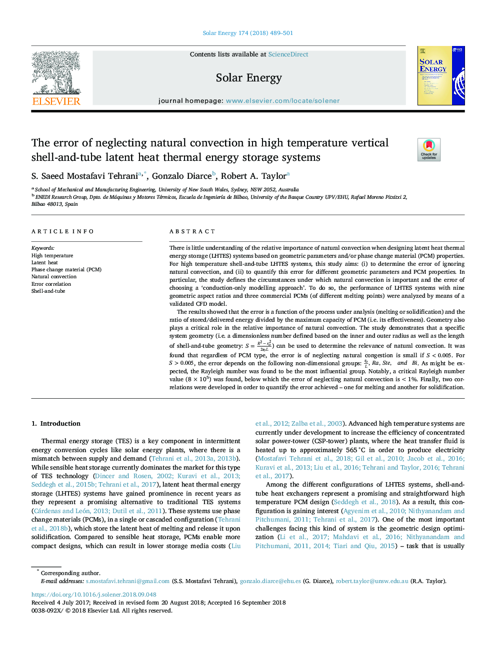 The error of neglecting natural convection in high temperature vertical shell-and-tube latent heat thermal energy storage systems