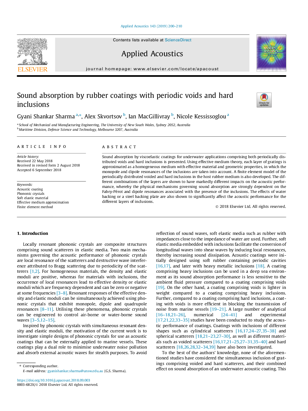 Sound absorption by rubber coatings with periodic voids and hard inclusions