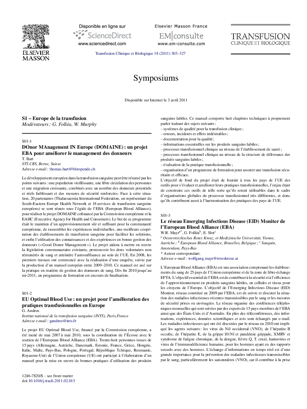 Symposiums