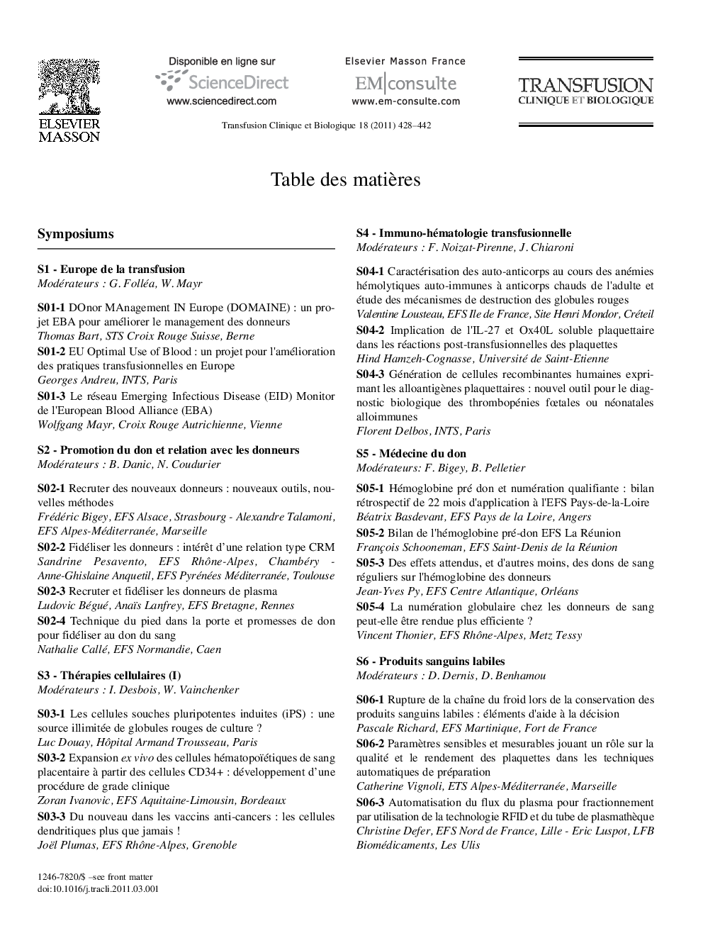 Table des matiÃ¨res