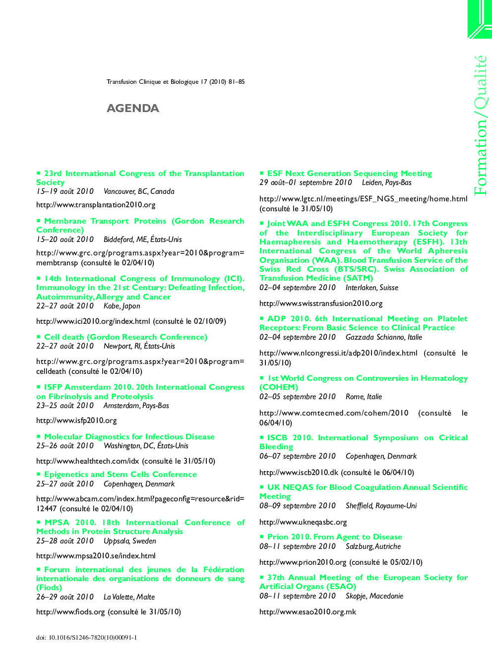 Agenda