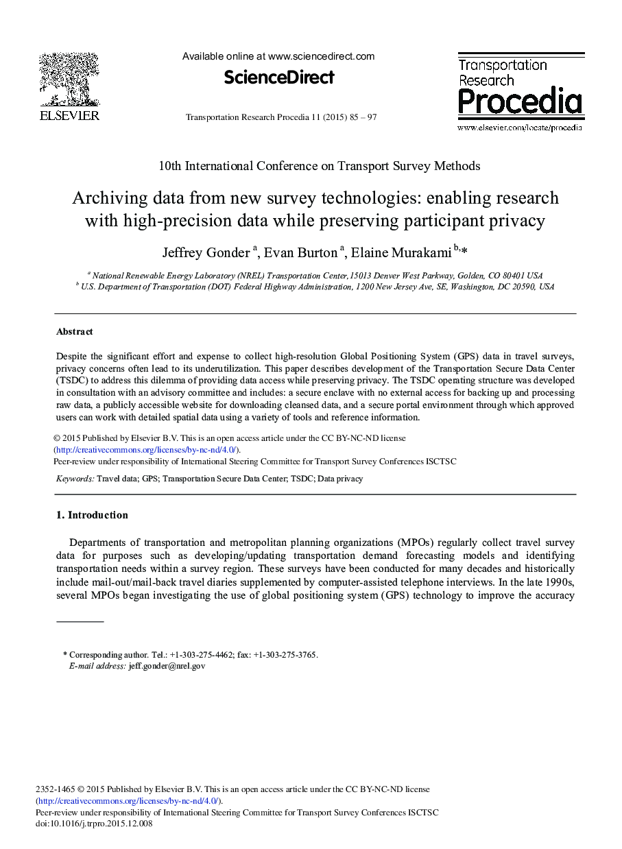 Archiving Data from New Survey Technologies: Enabling Research with High-precision Data While Preserving Participant Privacy 