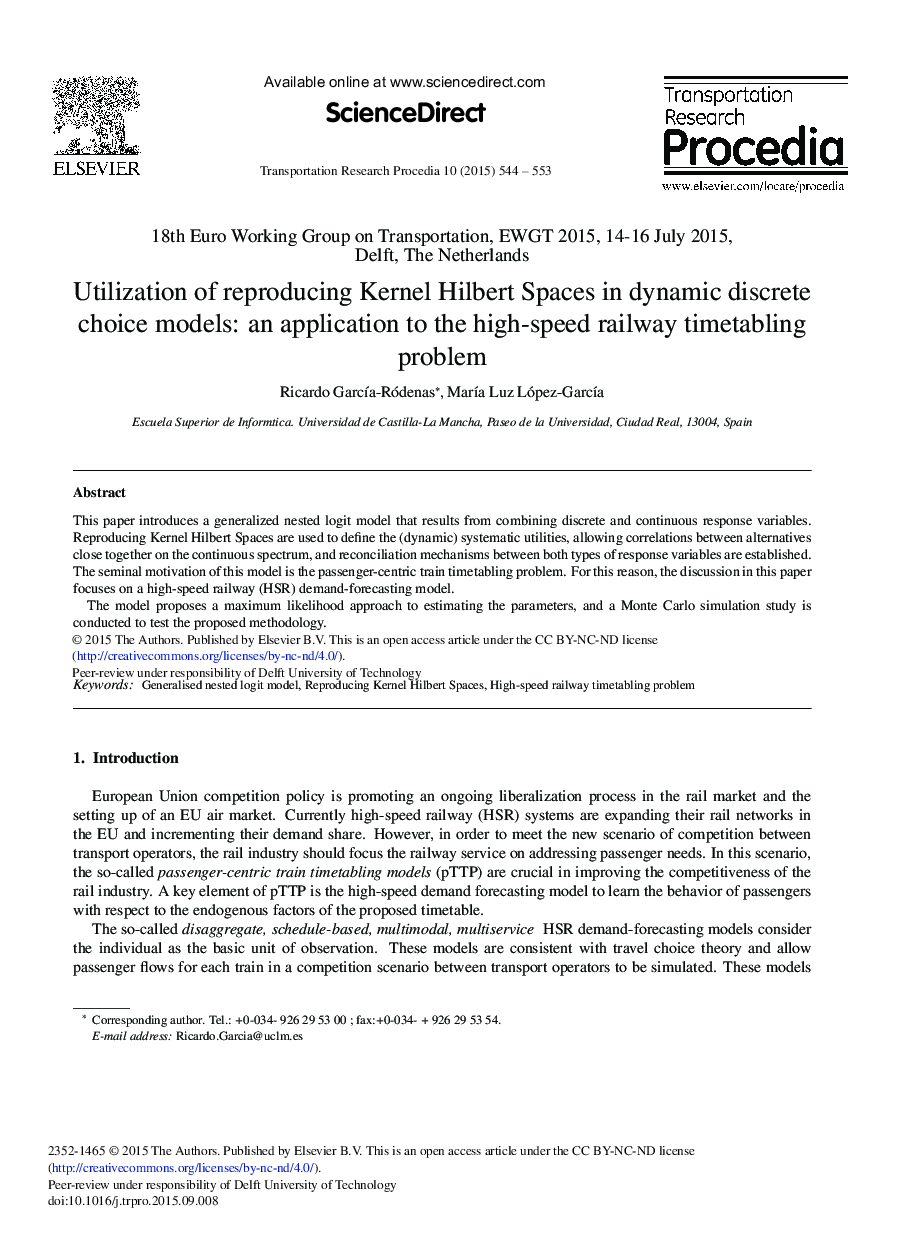 Utilization of Reproducing Kernel Hilbert Spaces in Dynamic Discrete Choice Models: An Application to the High-speed Railway Timetabling Problem 