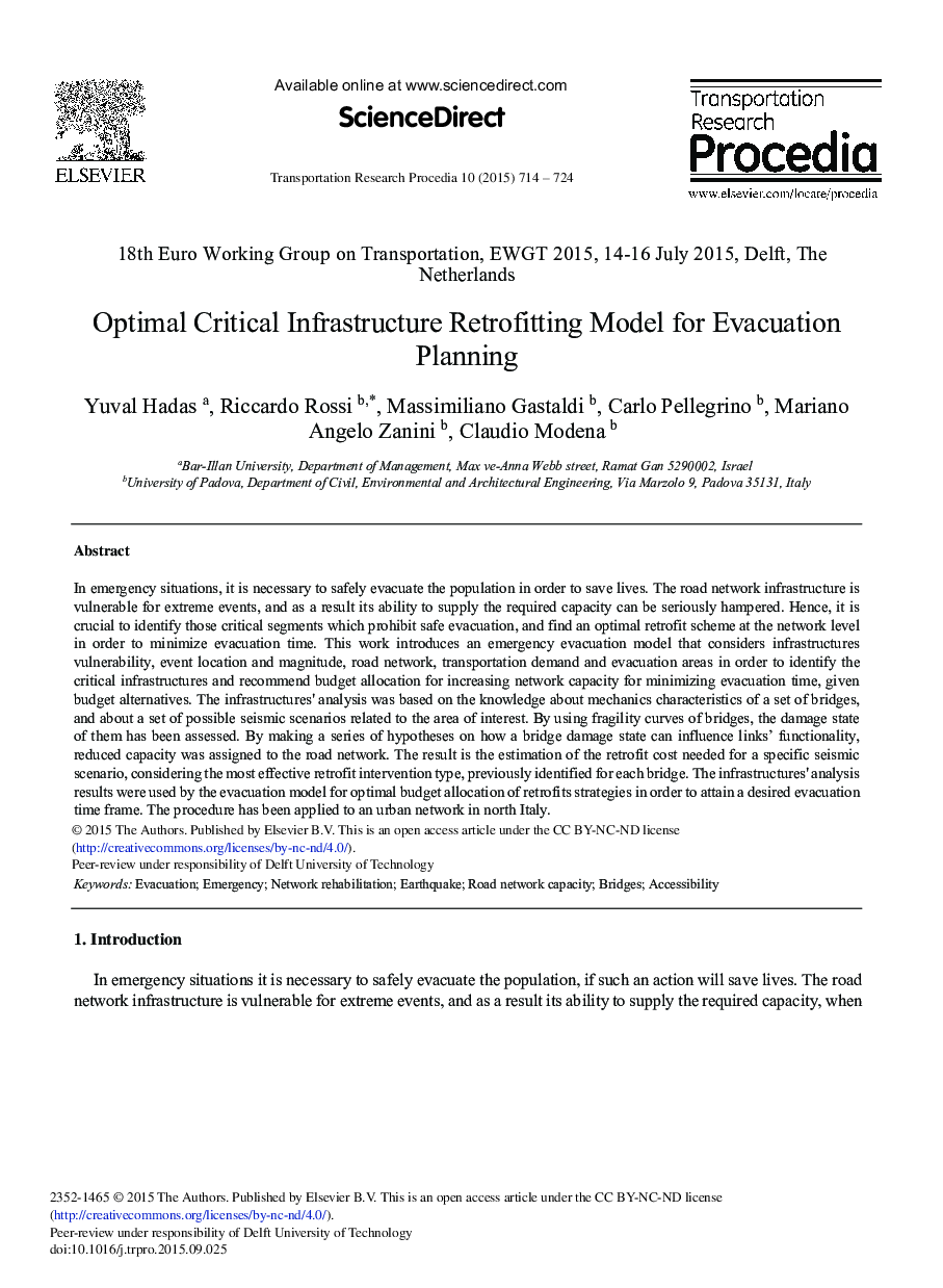 Optimal Critical Infrastructure Retrofitting Model for Evacuation Planning 