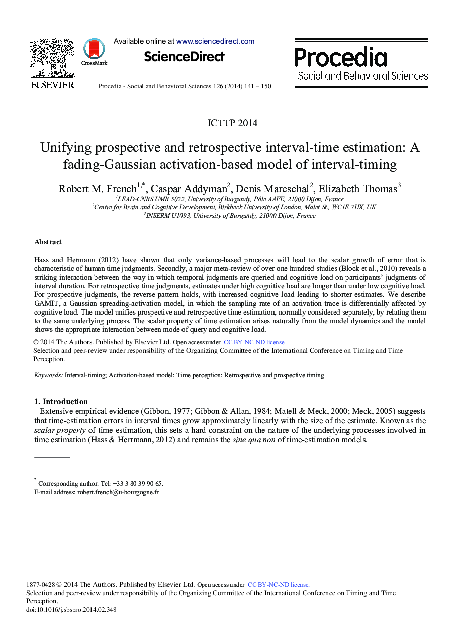 Unifying Prospective and Retrospective Interval-time Estimation: A Fading-gaussian Activation-based Model of Interval-timing 