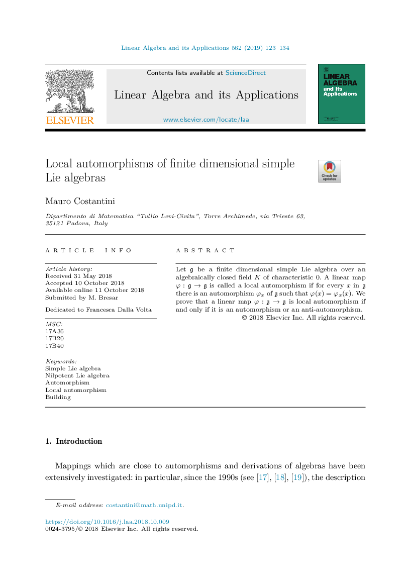 Local automorphisms of finite dimensional simple Lie algebras