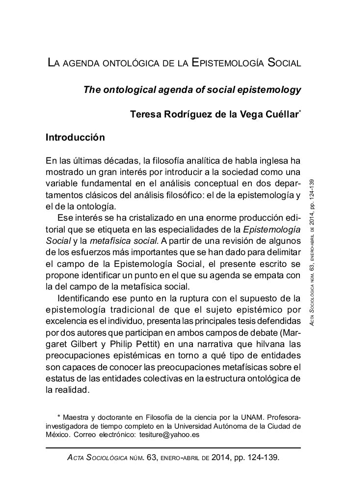 دستور کار انطباقی معرفت شناسی اجتماعی 