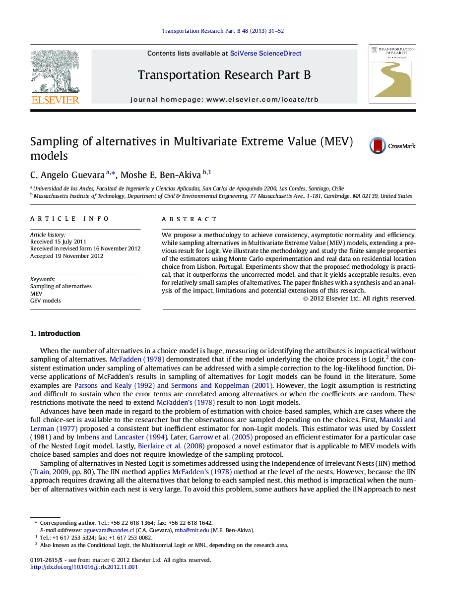 Sampling of alternatives in Multivariate Extreme Value (MEV) models