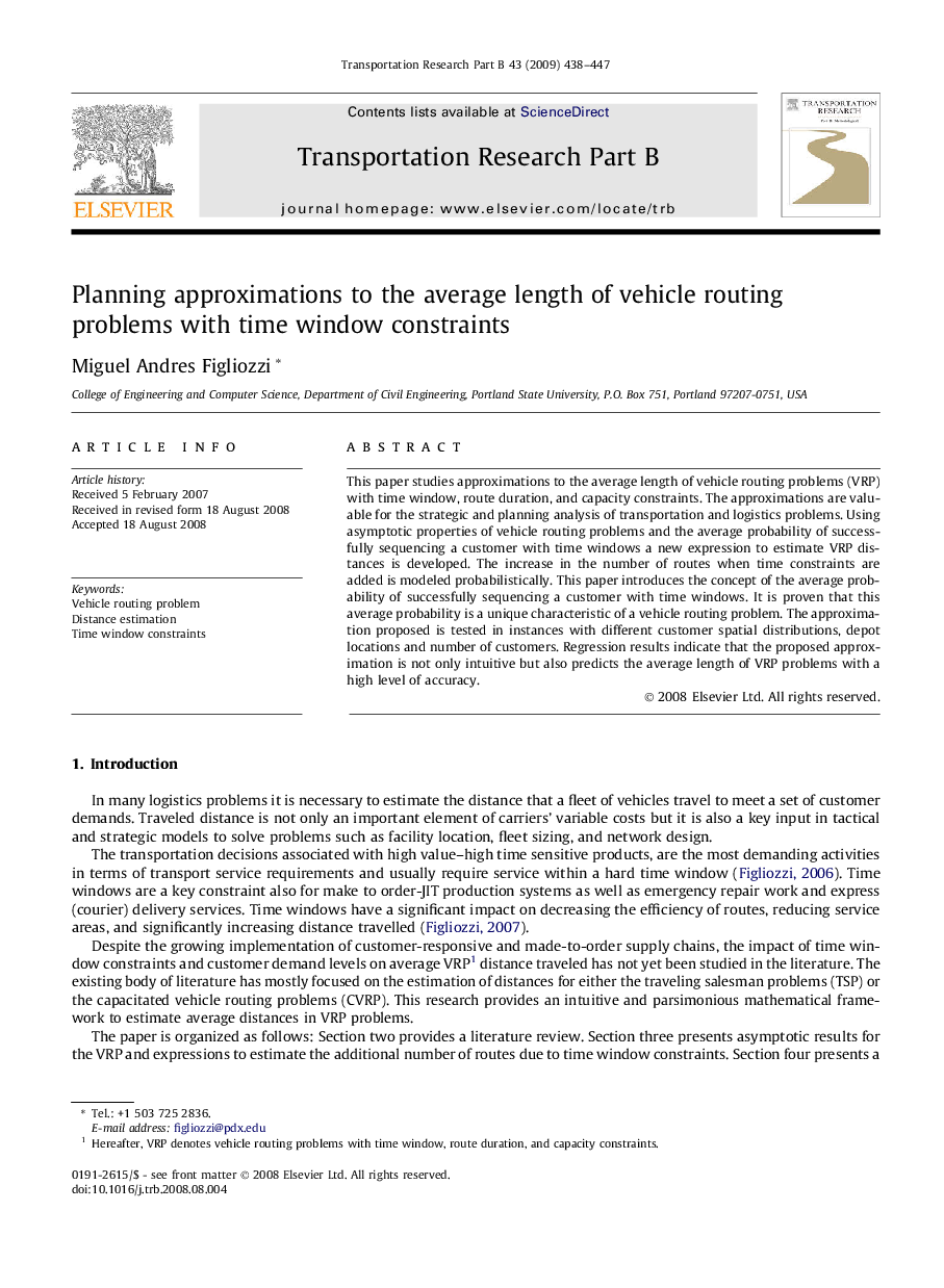 Planning approximations to the average length of vehicle routing problems with time window constraints