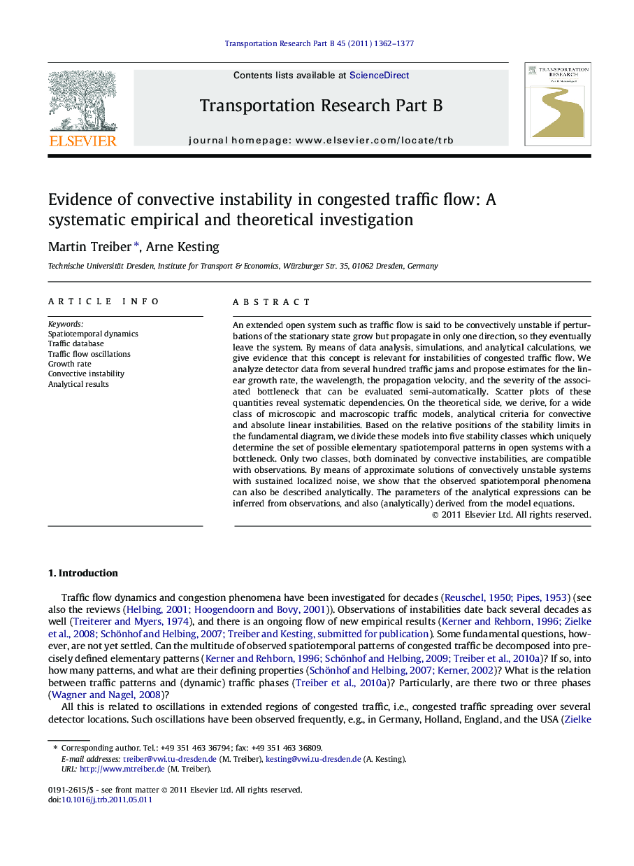 Evidence of convective instability in congested traffic flow: A systematic empirical and theoretical investigation