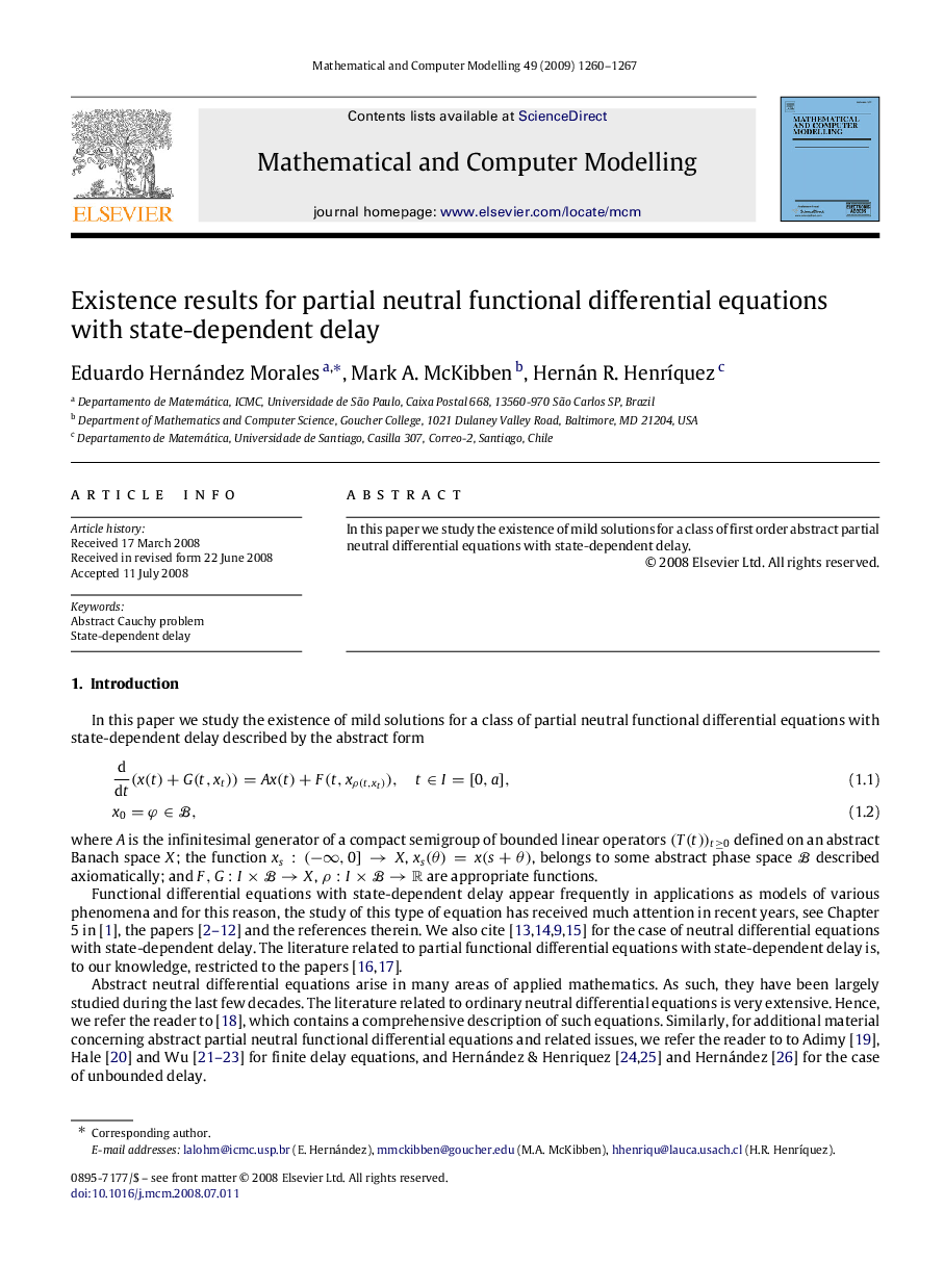 Existence results for partial neutral functional differential equations with state-dependent delay