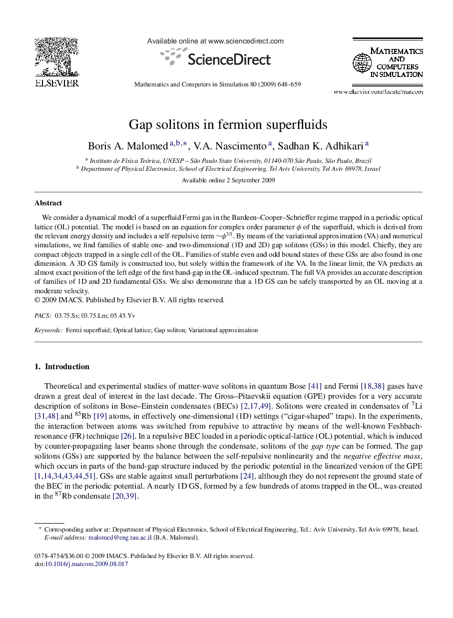 Gap solitons in fermion superfluids